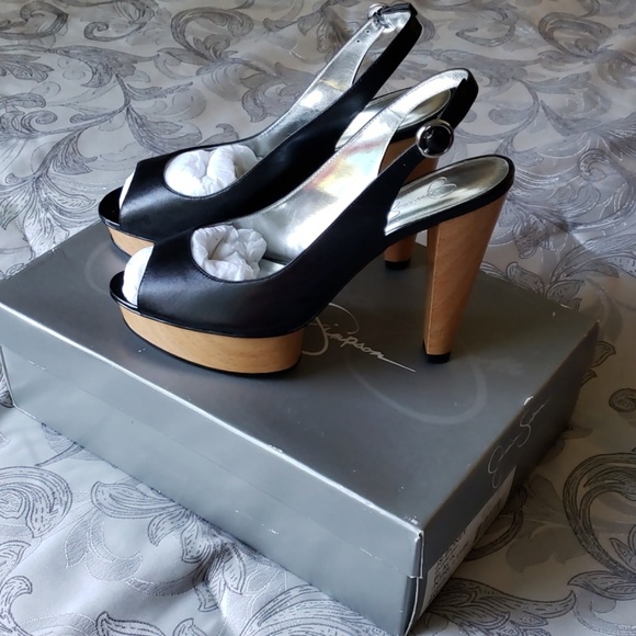 Jessica Simpson Shoes - Jessica Simpson Bonee Black Platform Heels